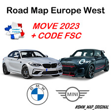 Mise à Jour Gps Road Map Bmw - Mini - Europe West Move 2023 Avec Code Fsc