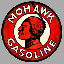 Mohawk Gasoline Sticker Vinyle Laminé