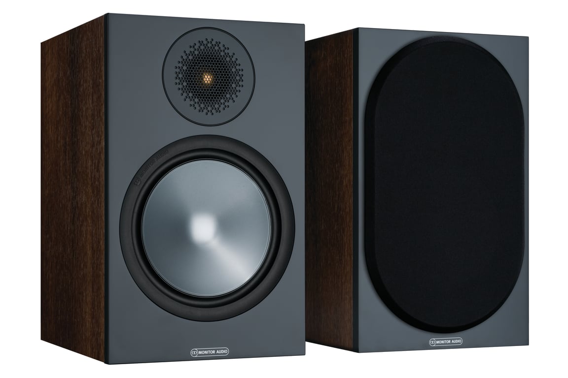 monitor audio bronze 100 haut-parleur 2-voies noir, marron avec fil 100 w - neuf