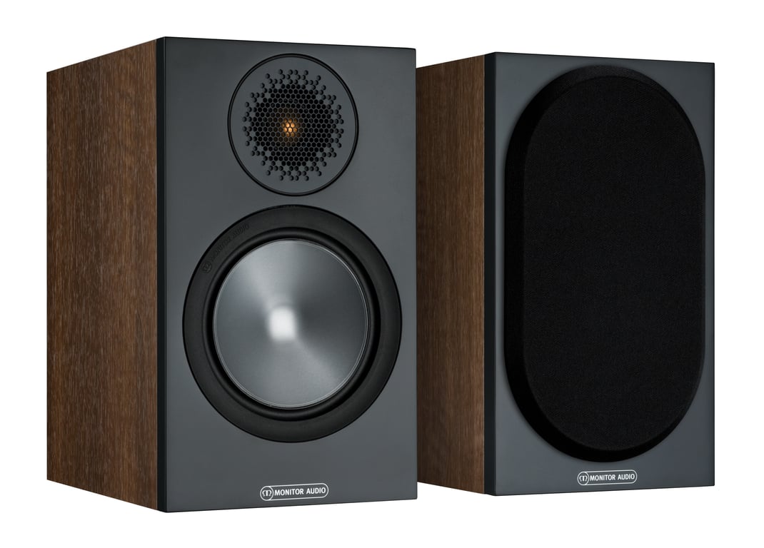 monitor audio bronze 50 haut-parleur 2-voies noir, marron avec fil 80 w - neuf