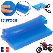 Moto Gel Pad Selle Coussin De Siège Confortable Pour Siège 25*25*2cm Bleu