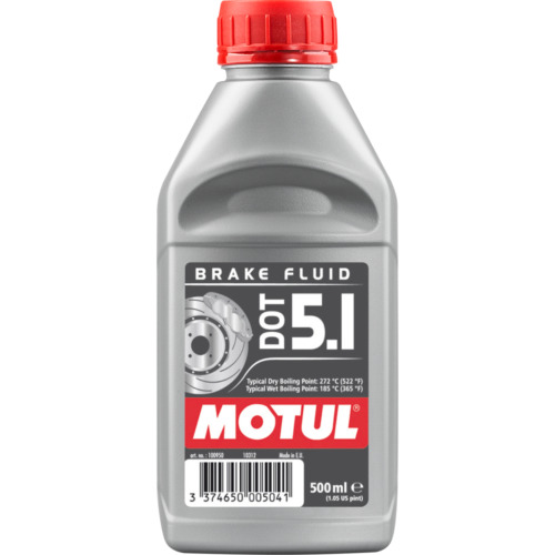 Motul Dot 5.1 Brake Fluid Long Life Fully Synthetic, Car Or Motorcycle