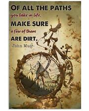 Mtb Of All The Paths Unframed Vertical Poster