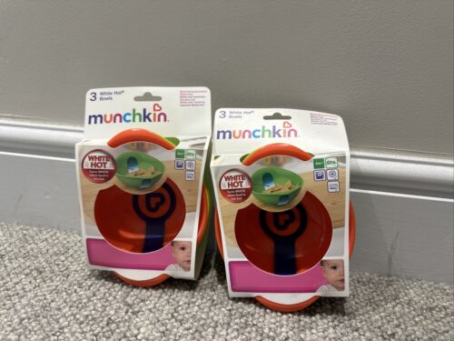 Munchkin White Hot Toddler Bowls, Colour Strip Turns White When Food And Bowl A
