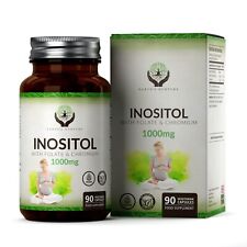 Myo Inositol | 90 Folate Gélules 500mg L'équilibre Hormonal & La Fertilité 