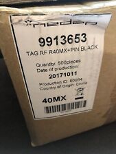 Nedap 9913653 Tag Rf R40mx Pin Black 500 Pieces Security Tags Case