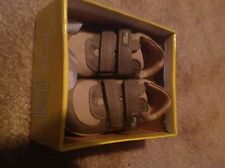 New Adoc Kids Coffee/beige/ Brown Leather Shoes Made In El Salvador Size 7
