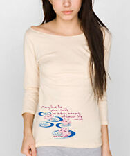 New American Apparel Yoga Pink Lotus Paulo Coelho Shirt