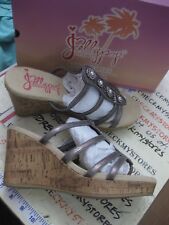 New Jellypop Belusa Memory Foam 060 Pewter Smooth Sandals Choose Sizes