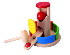 New Plantoys Wooden Tower Pounding Toy, Toddler Preschool Developmental