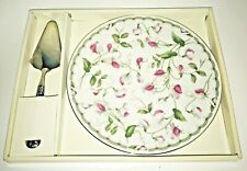 New Sweet Pea Cake Plate And Server New In Box Japan Andrea By Sadek Sale