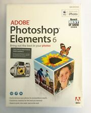 Nib New Adobe Photoshop Elements 6 Mac Sealed Iphoto Macintosh