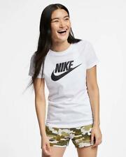 Nike T-shirt Vêtement De Sport Essential, Femme - 100 (blanc/noir)