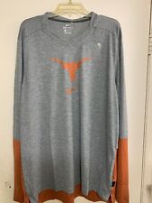 Nike Texas Longhorns Football Long Sleeve Player Shirt Mens Size Xxl Cq4974-050