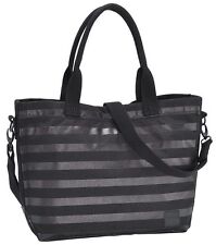 Nixon Bag Guide Courier Bag Tote Messenger Black Stripe New