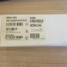 Nokia 6800 Neuf Sans Batterie Sans Cache Arrierre Desimlocke Tout Operateur