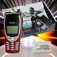 Nokia 8210i Téléphone Portable Sans Blocage Sim Rouge Avec Emballage Comme Neuf