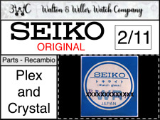Nos New 1pc Seiko Plex Et Minéral Verre Original Plexi 2/11