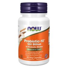 Now Foods Probiotic-10 (probiotique) 100 Milliards, 30 Gélules