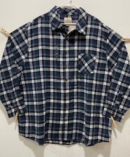 Nwt Men's Field & Stream Flannel Shirt Size 4xl Long Sleeve Button Down Pocket