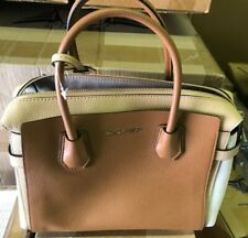 Nwts Michael Kors Belted Md Satchel Leather Handbag Camel Msrp $358 Now $259 