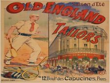 Old England Tailors Rsij - Poster Hq 40x60cm D'une Affiche Vintage