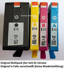 Original Hp 920bk Xl + 920xl Couleurs Multipack Encre Officejet 6000 6500
