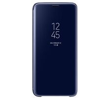 Original Samsung - Etui Clear View Standing Ef-zg960 Bleu FoncÉ Pour Galaxy S9