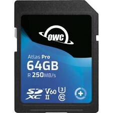Owc 64gb Atlas Pro Uhs-ii Sdxc Memory Carte Pour Video 4k