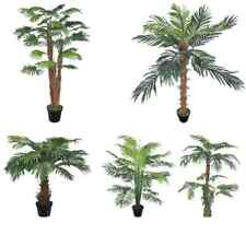  Palmier Artificiel Avec Pot Plante Décoration Entrée Salon Multi-taille