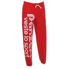 Pantalon De Survêtement Panzeri Uni H Rouge Jersey Pant 60333 - Neuf