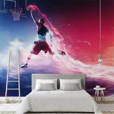 Papier Peint Sport Basket Ball Revetement Mural Haute Qualite Finition Canvas 