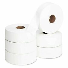 Papier Toilette Maxi Jumbo Blanc-6 Rouleaux 380 Mètre -2 Plis- Ref: 050308