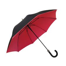 Parapluie Double Toile Résistant Au Vent Rouge/rose - Smati