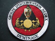 Patch Militaire Rare Du Groupe D'intervention Nedex Déminage 2° Génie