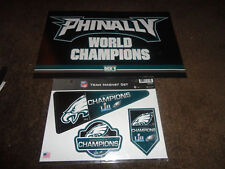 Philadelphia Eagles~poster Sign Phinally Super Bowl World Champions & Magnets