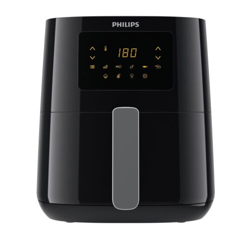 philips hd9252/70 airfryer 1400 w heat convection, grill function, with display , silver black