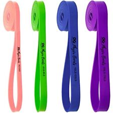 Physix Gear Bande Élastique 82 Inches (208 Cm) Pink Green Blue Purple (4 Bands)