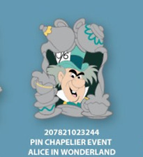Pin Disney Chapelier Alice In Wonderland Pin Trading Event 425 Disneyland Paris