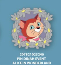 Pin Disney Dinah Alice In Wonderland Pin Trading Event El 425 Disneyland Paris