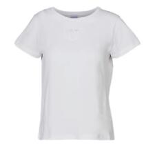 Pinko T-shirt Femme Pans En Jersey Logo Brodé Z04 Couleur Blanc