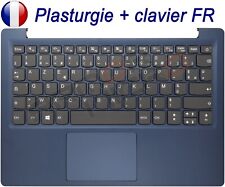 Plasturgie Bleue + Clavier Français Azerty Pour Lenovo Ideapad S130-11 / 130s-11