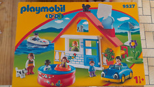 Playmobil 1 2 3 9527 Chalet Maison De Vacances Avec Famille Et Accessoires Neuf
