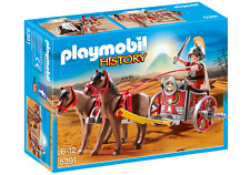 Playmobil Set 5391 Char Romain Avec Chevaux Et Soldat Légionnaire Boxed