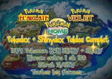 Pokemon Ecarlate Et Violet : Pokedex + Shinydex 9g Paldea Complet 1074 Pokemon !