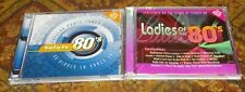Popular Party Tunes- Ladies Of The 1980's & Salute To The 80's Cd Sealed New Lot