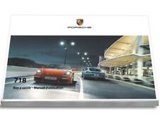 Porsche 718 Cayman (982) 2016-2023 Notice D'utilisation