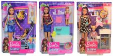 Poupée Baby-sitter Barbie Skipper, Jeu Avec Poupée Et Divers Accessoires Nouveau