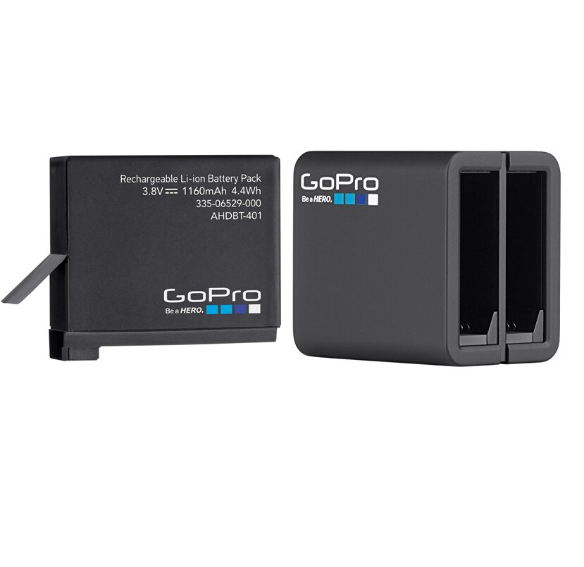 productspro batterie 100% originale pour gopro hero4, double chargeur, oem + batterie pour appareil photo gopro 4
