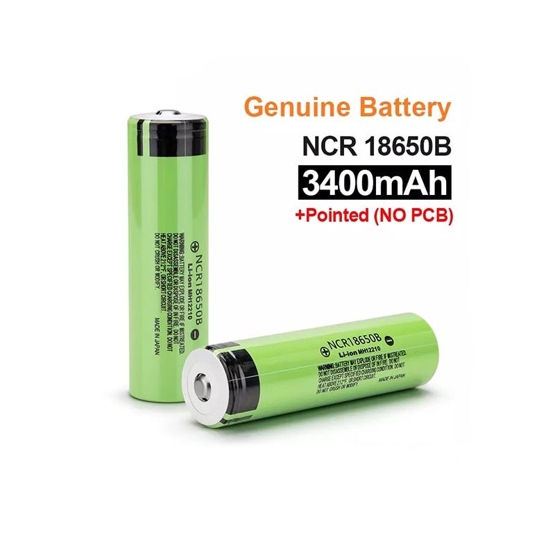 productspro batterie rechargeable au lithium, 18650 originale, 3.7v, 3400mah, pour lampe de poche, sans pcb, , 18650